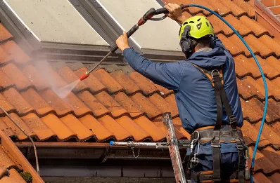Démoussage et hydrofuge de toiture à Gestas